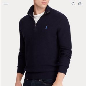 COPY - Polo quarter zip sweater